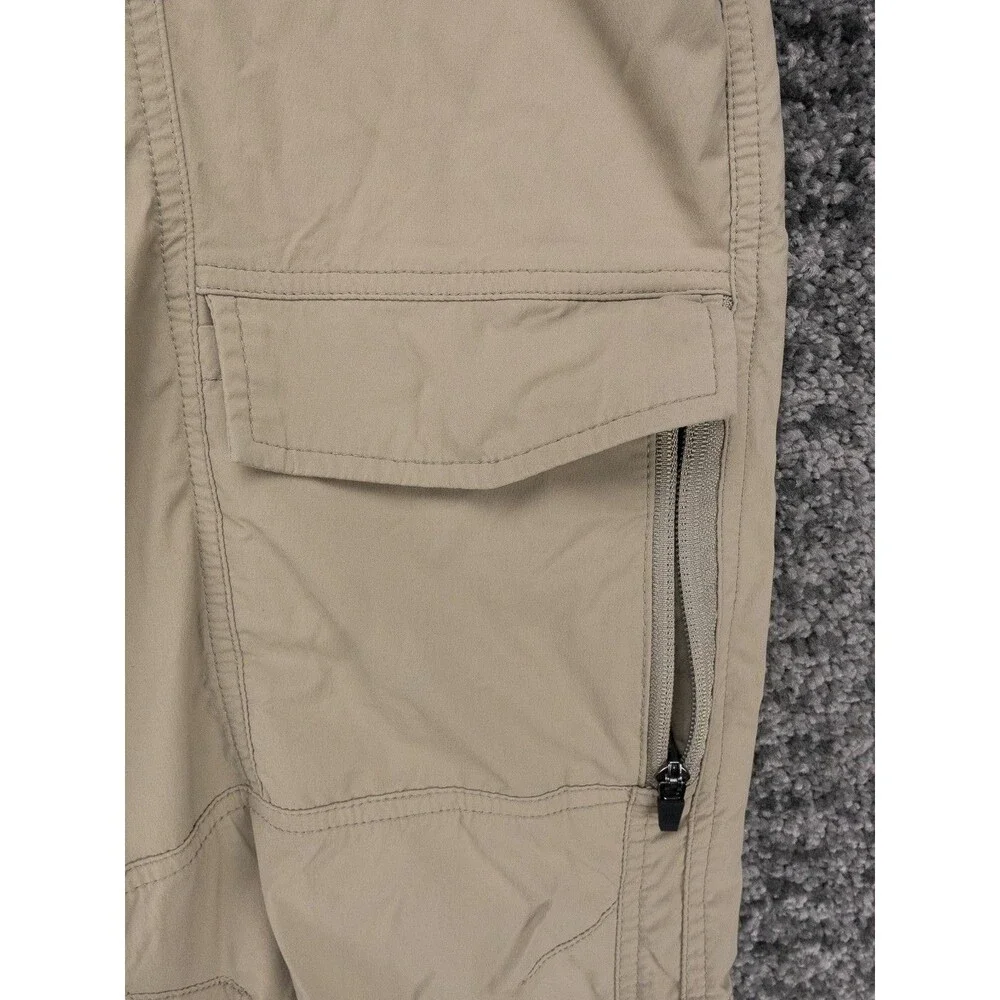 Prana Pants Mens 32x32 Actual 32x31 Beige Zion Cargo Belted Stretch Gorpcore - Picture 9 of 16